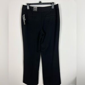 Apt 9 Black Wide leg mid rise trousers Size 8 NWT